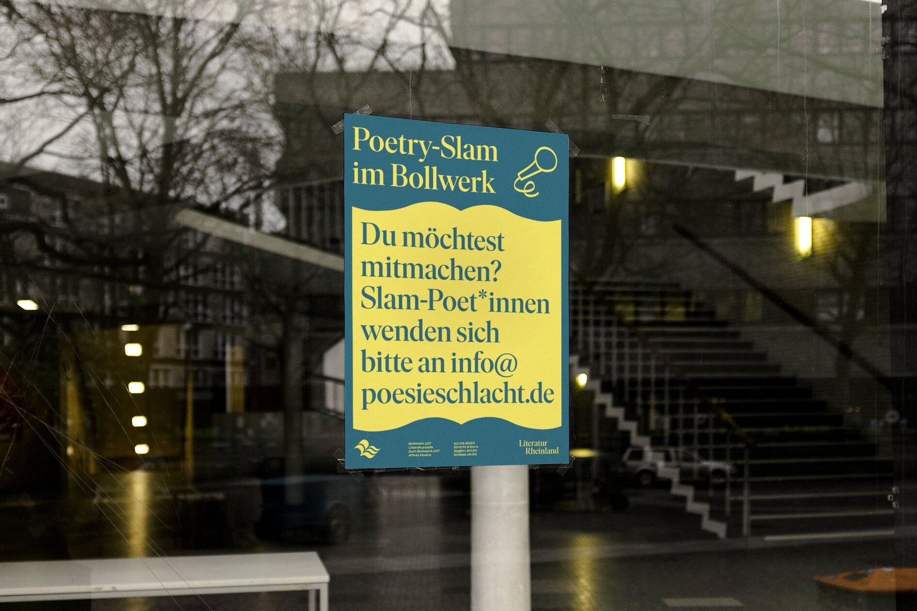Literatur Rheinland Plakat Poetry Slam