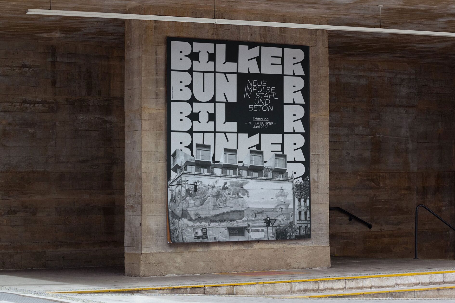 Bilker Bunker Billboard Eröffnungskampagne